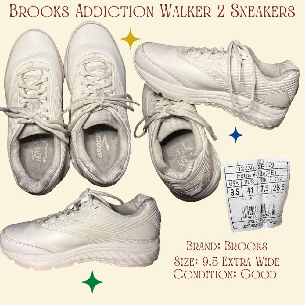 Brooks White Addiction Walker 2